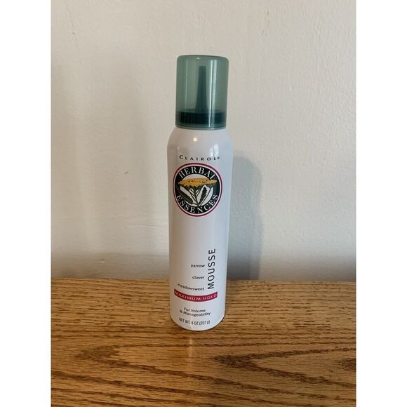 VTG Clairol Herbal Essences Styling Mousse Maximum Hold with Yarrow 8 oz New - Picture 1 of 7